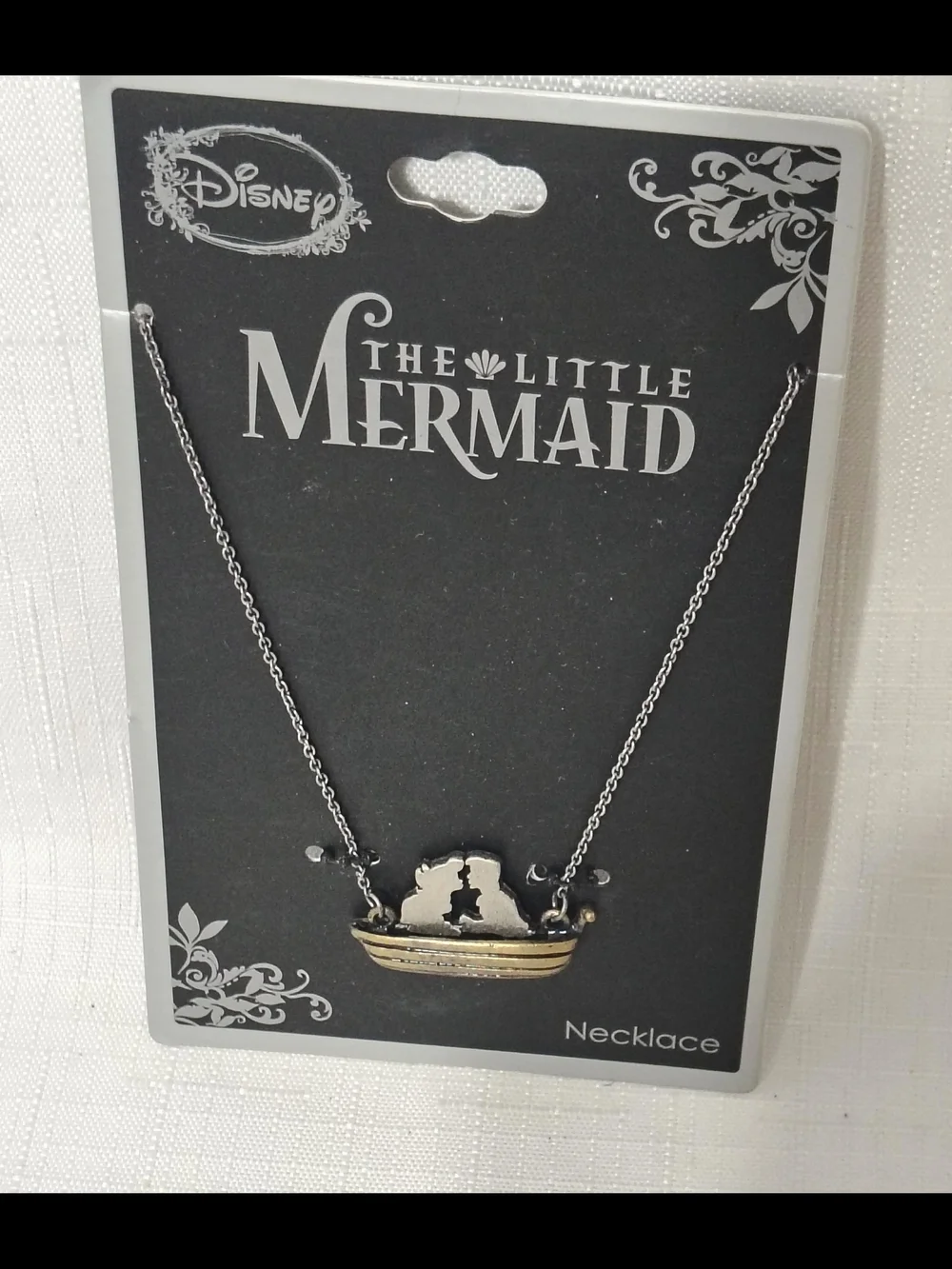 Disney The Little Mermaid Silver & Gold Pendant Necklace